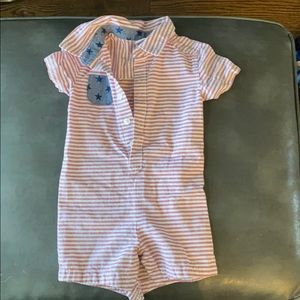 Stars & Stripes collared romper